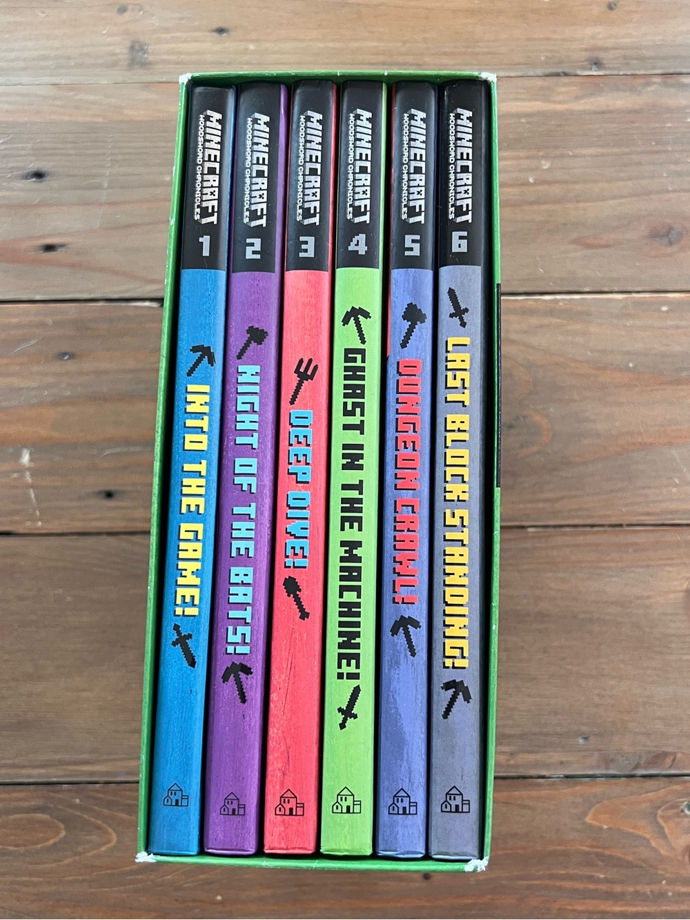 Minecraft Wordsword Chronicles Hardcover Book Set 1-6